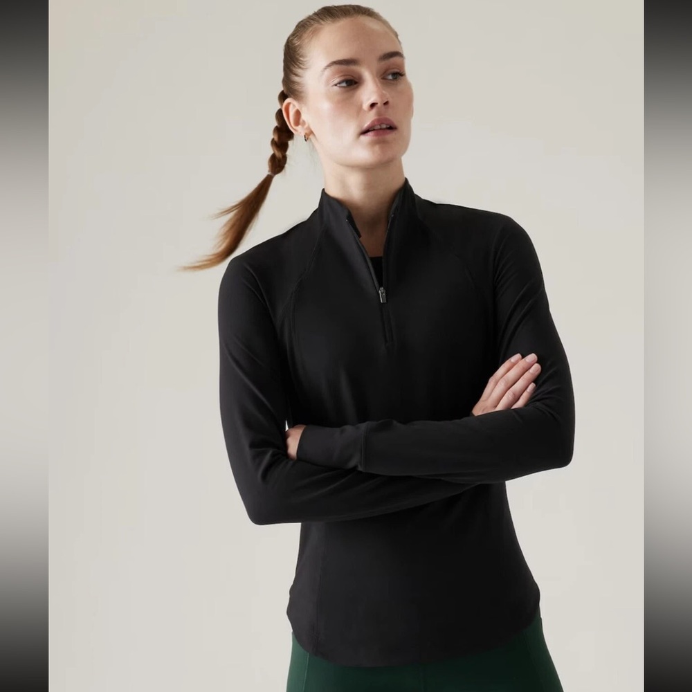 Athleta Salutation Half Zip Pullover Jacket - image 1